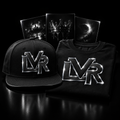 Black LVR membership kit with snapback hat and tee